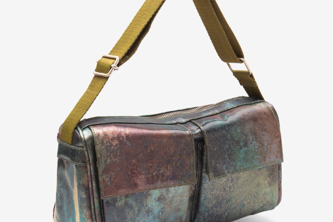 Jean Paul Gaultier V Cyber Mesh Pocket Design Hand Bag