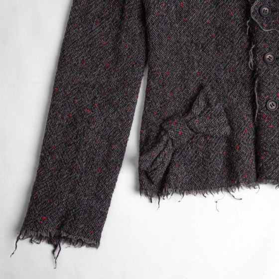 A/W2003 JUNYA WATANABE COMME des GARCONS Bow Switching Tweed Jacket