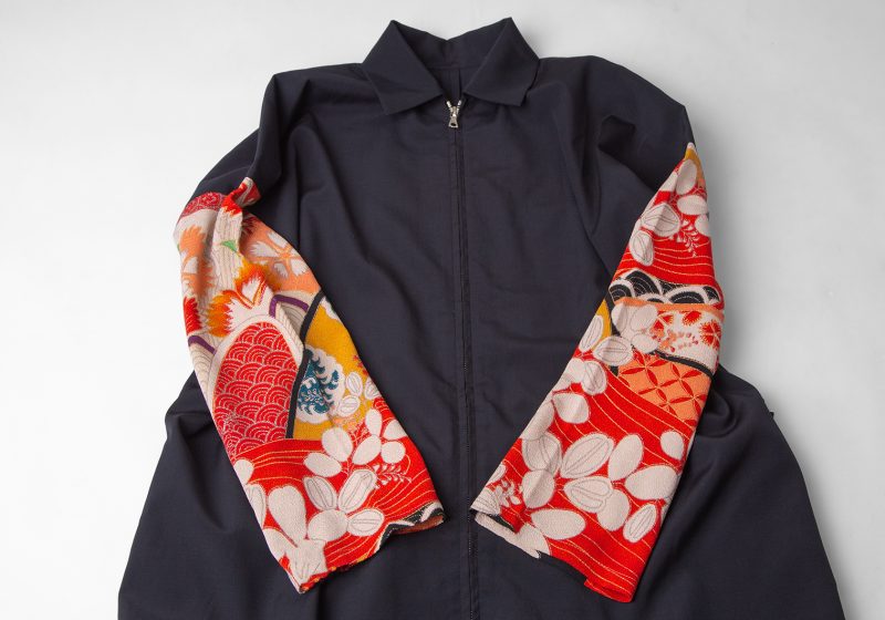 Yohji Yamamoto FEMME A/W1994 Kimono Sleeve Design Zip-up Long Coat