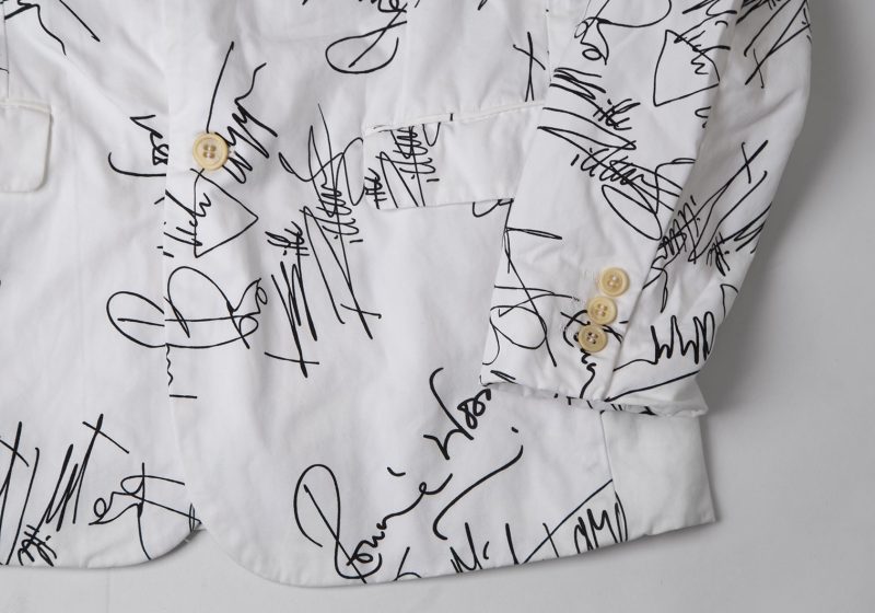 Comme des Garcons x Rolling Stones Autograph Printed Jacket