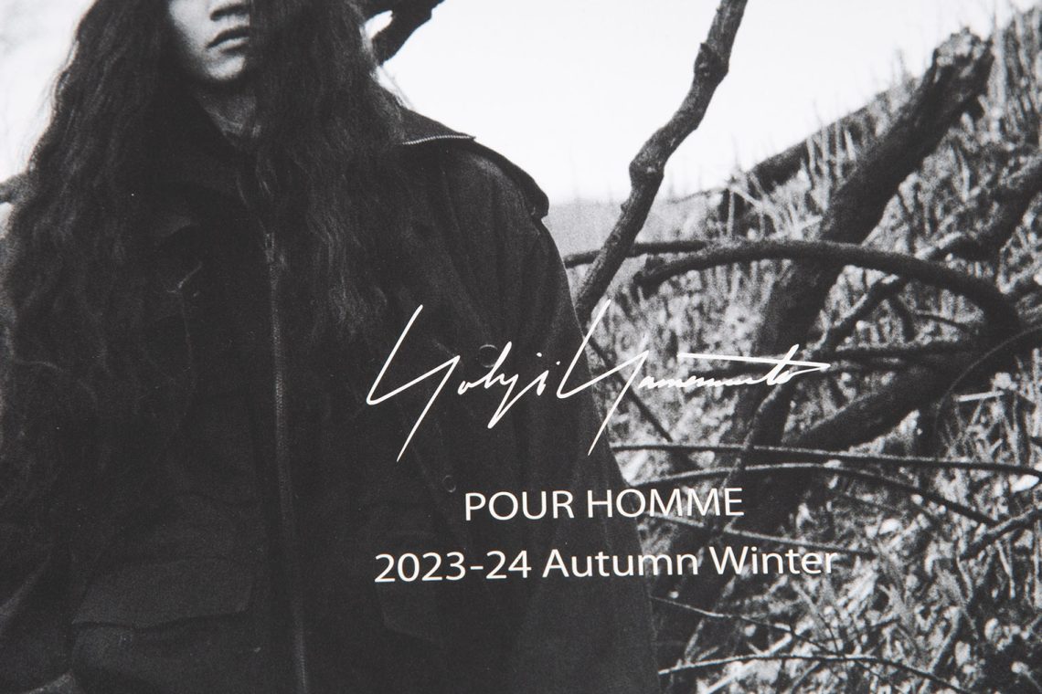 Yohji Yamamoto POUR HOMME 2023 - 24 Autumn Winter Look Book