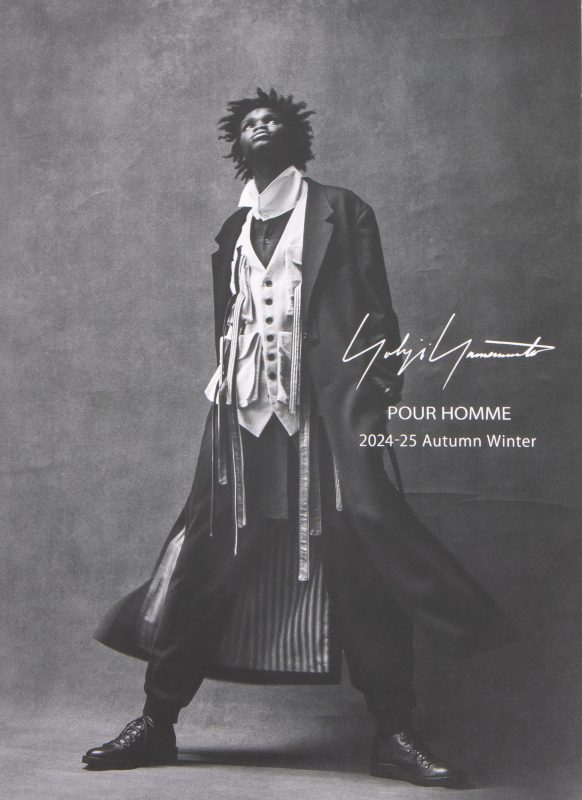 Yohji Yamamoto POUR HOMME 2024-25 Autumn Winter Invitation Card