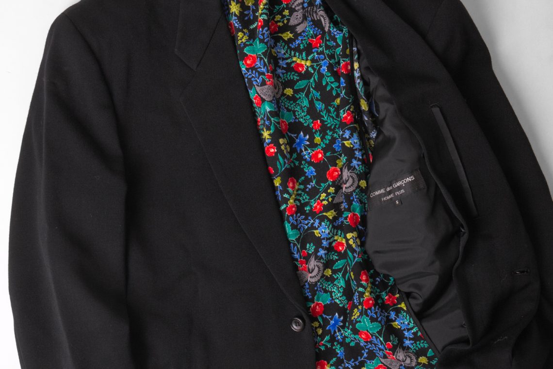 COMME DES GARCONS HOMME PLUS AD1988 Floral Liner Jacket