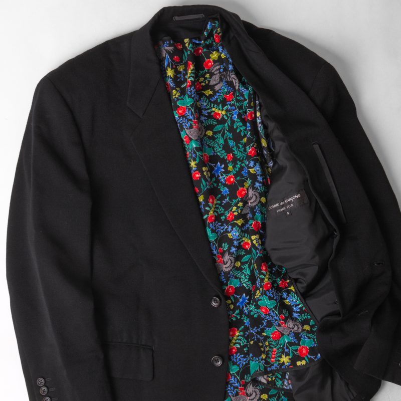 COMME DES GARCONS HOMME PLUS AD1988 Floral Liner Jacket