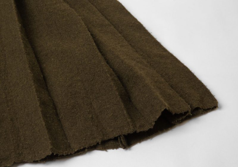 COMME des GARCONS AD1994 Fulling Wool Pleats Skirt