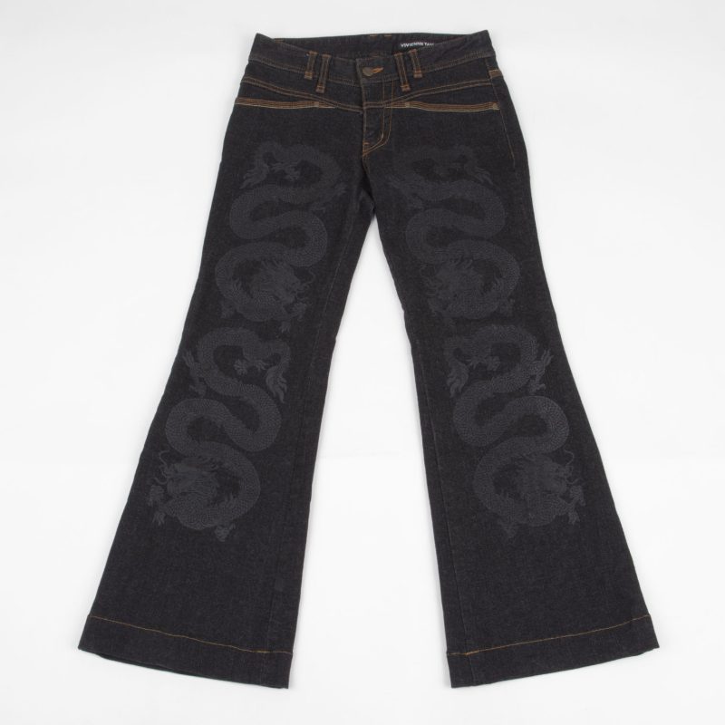 VIVIENNETAM 譚燕玉 Dragon Printed Jeans