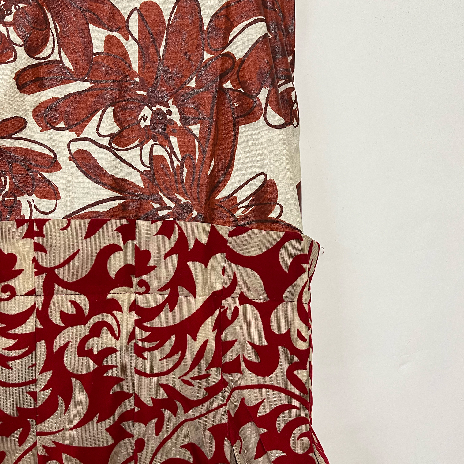 COMME des GARCONS A/W1996 Floral Printed Skirt