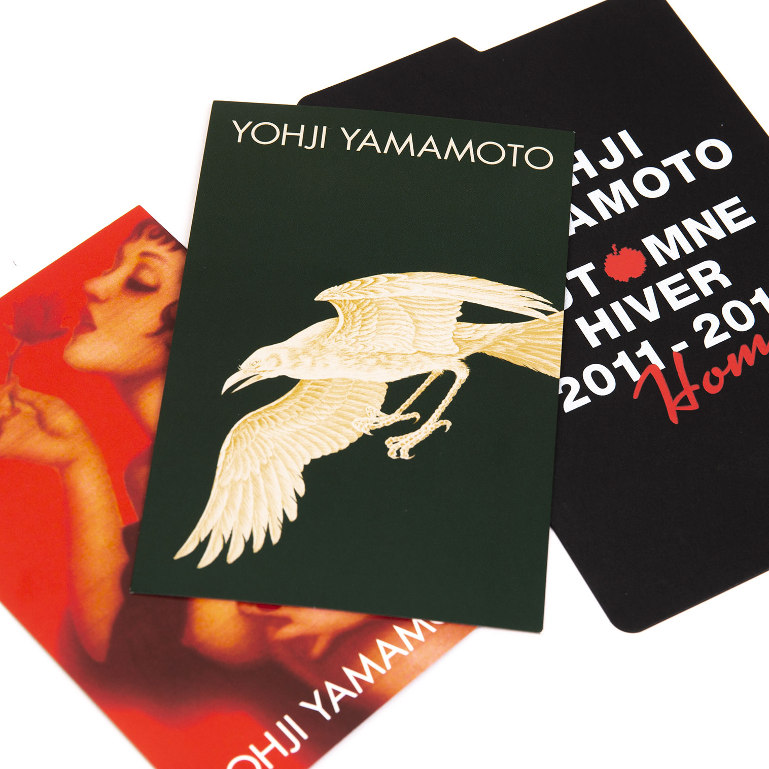 Yohji Yamamoto POUR HOMME 2011-2012 Autumn / Winter Invitation cards