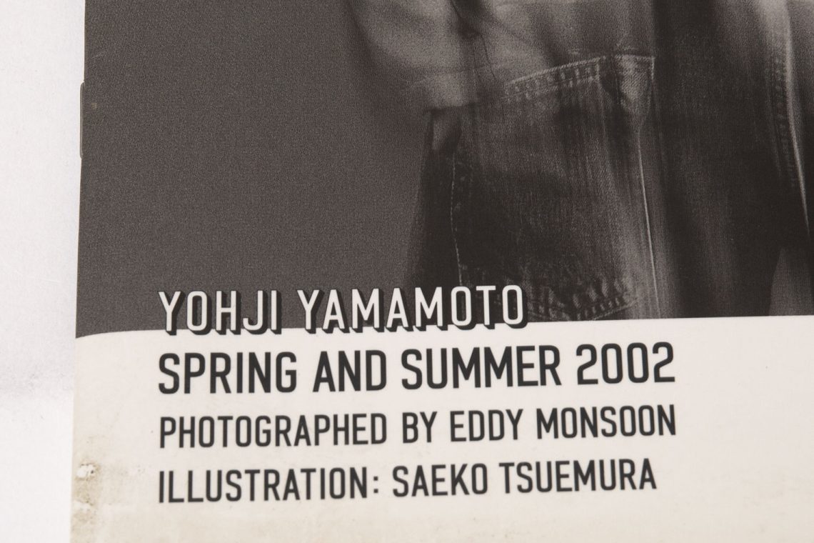 Yohji Yamamoto SPRING AND SUMMER 2002 SAEKO TSUEMURA Look Book