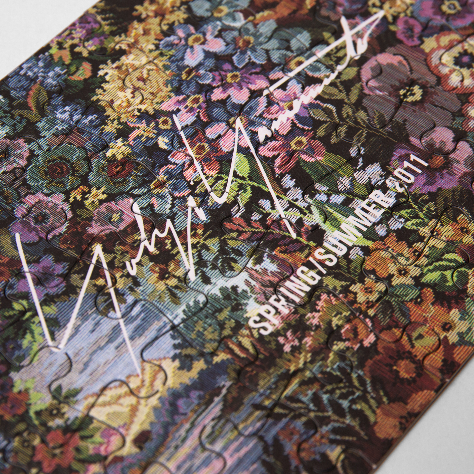 Yohji Yamamoto FEMME Spring Summer 2011 Puzzle Card