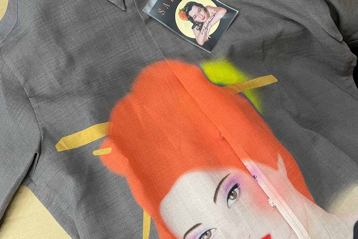 Yohji Yamamoto POUR HOMME S/S2002 SAEKO TSUEMURA Actor Printed Shirt