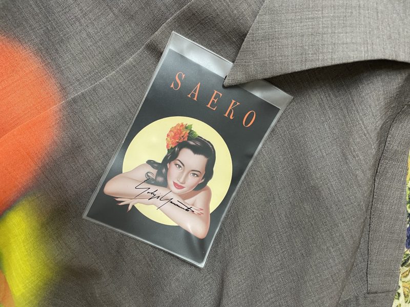 Yohji Yamamoto POUR HOMME S/S2002 SAEKO TSUEMURA Actor Printed Shirt