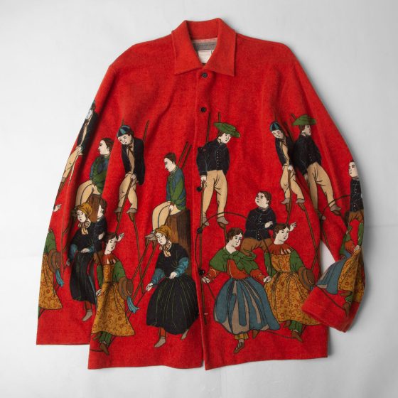 A/W1995 Yohji Yamamoto POUR HOMME Rokumeikan Knit Shirt