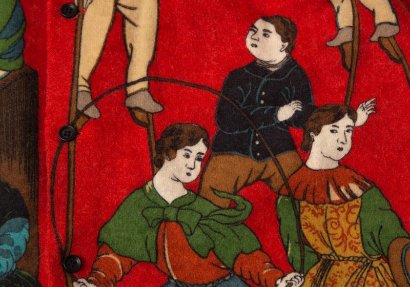 A/W1995 Yohji Yamamoto POUR HOMME Rokumeikan Knit Shirt